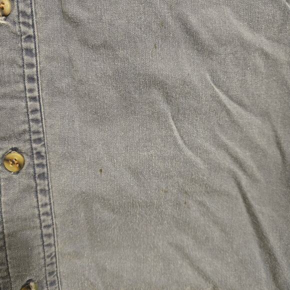 Bugle Boy Company VTG Men’s Button Up Shirt XL Gray Long Sleeve Casual Classic - Picture 4 of 7